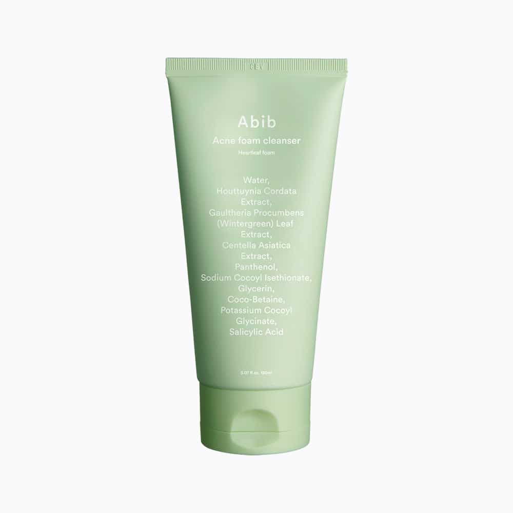 Abib Acne Foam Cleanser Heartleaf FOAM 150 ml - limpiador facial coreano K-Beauty