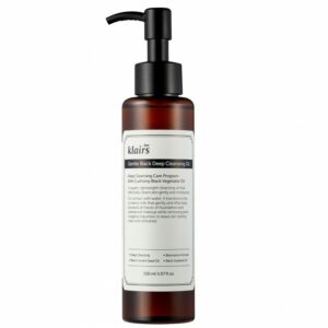 Dear KLAIRS Gentle Deep Black Cleansing Oil 150 ml - aceite desmaquillante coreano K-Beauty