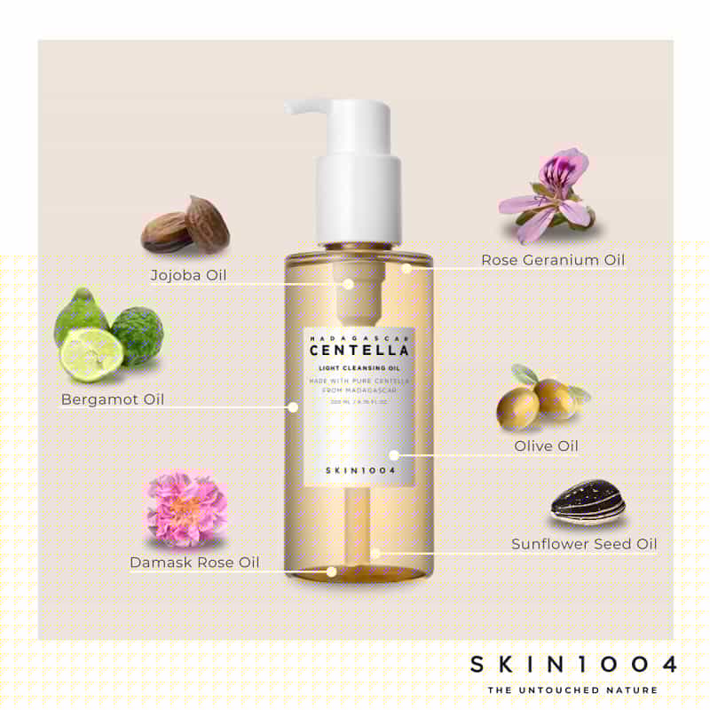 SKIN 1004 Madagascar Centella Light Cleansing Oil 200 ml - Imagen 2