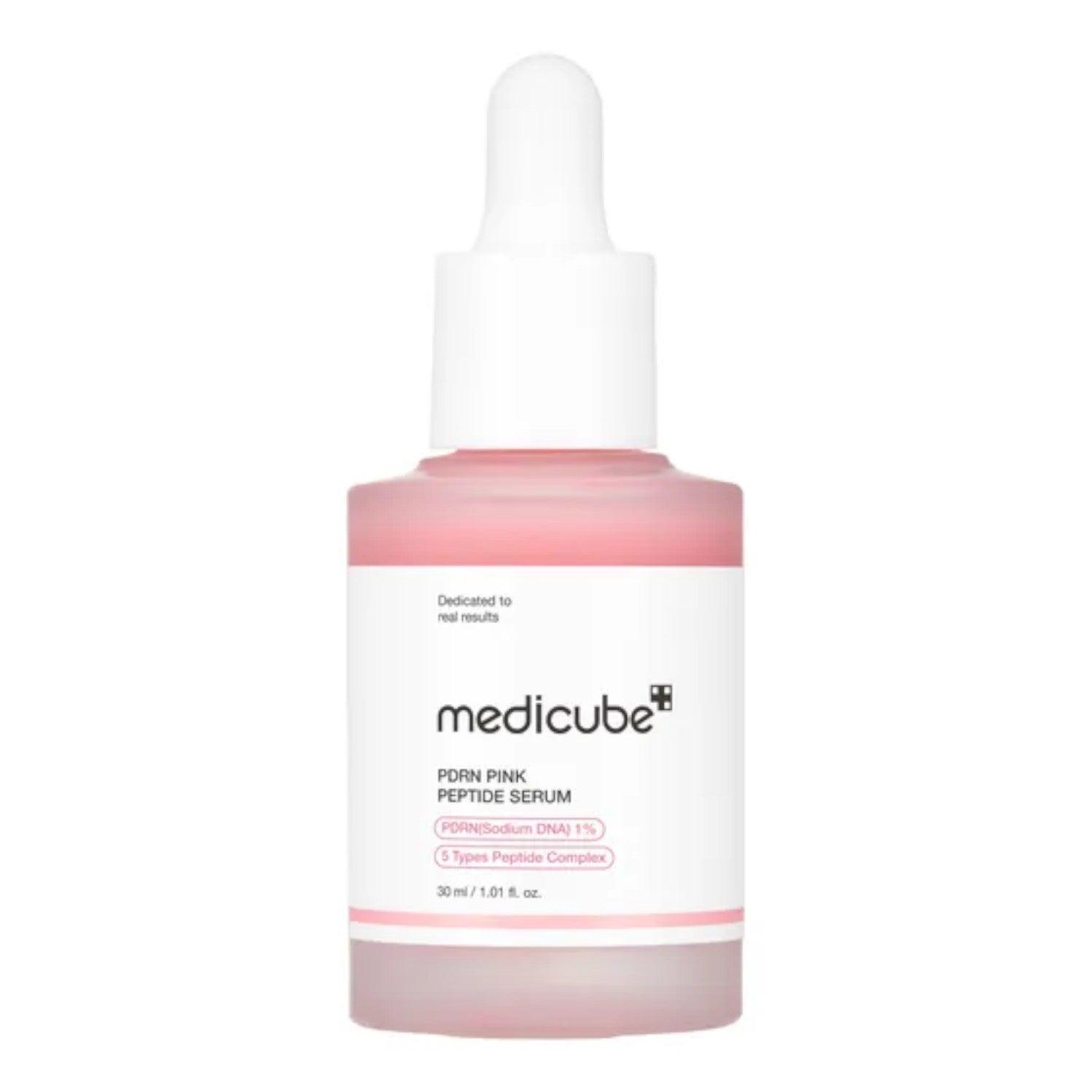 MEDICUBE PDRN Pink Peptide Serum 30 ml - sérum facial coreano K-Beauty