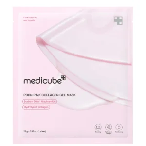 MEDICUBE. PDRN Pink Collagen mask 28 gr - mascarilla facial coreano K-Beauty