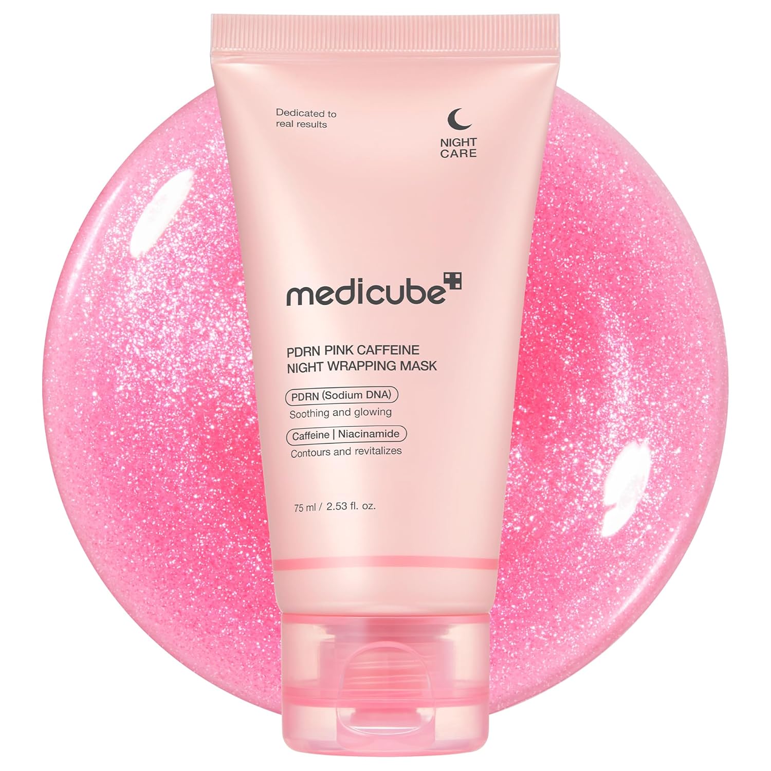 MEDICUBE. PDRN CAFFEINE NIGHT WRAPPING MASK 75 ML - Imagen 2
